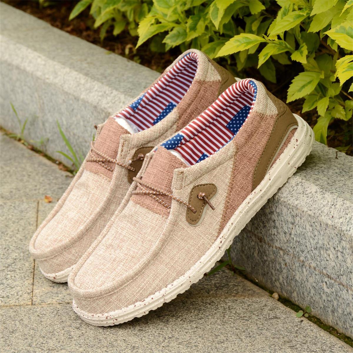 Embroidery Garments - Unisex Outdoor Freizeitschuhe Leichte Slip-On Schuhe